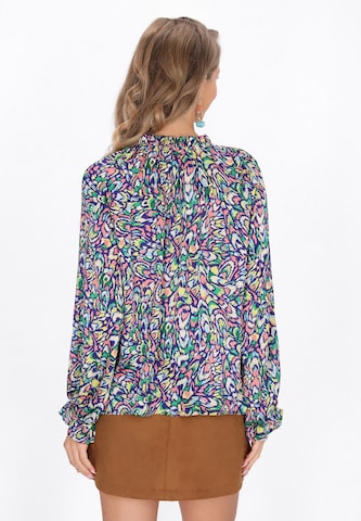 IZIA Blouse in Blauw