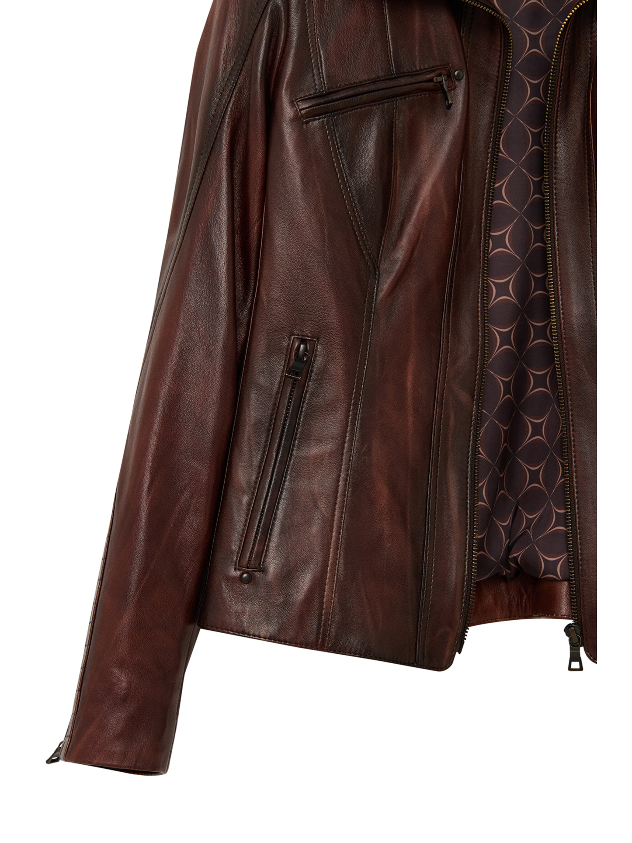 Derimod Between-season jacket 'Janet' in Brown