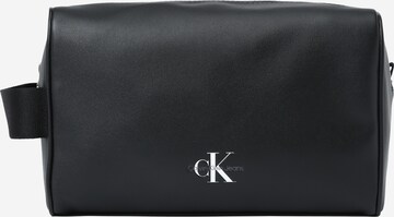 Calvin Klein Jeans Toiletry Bag in Black: front