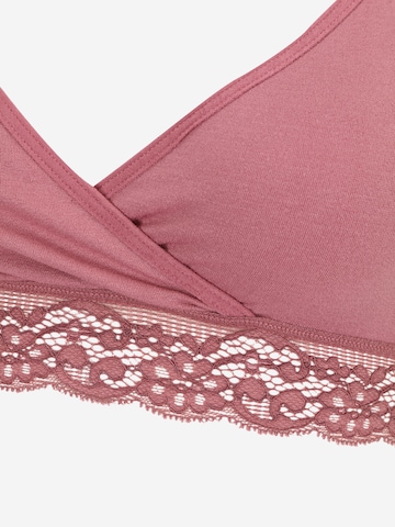 Only Maternity Bralette Nursing Bra 'GUGGI' in Pink