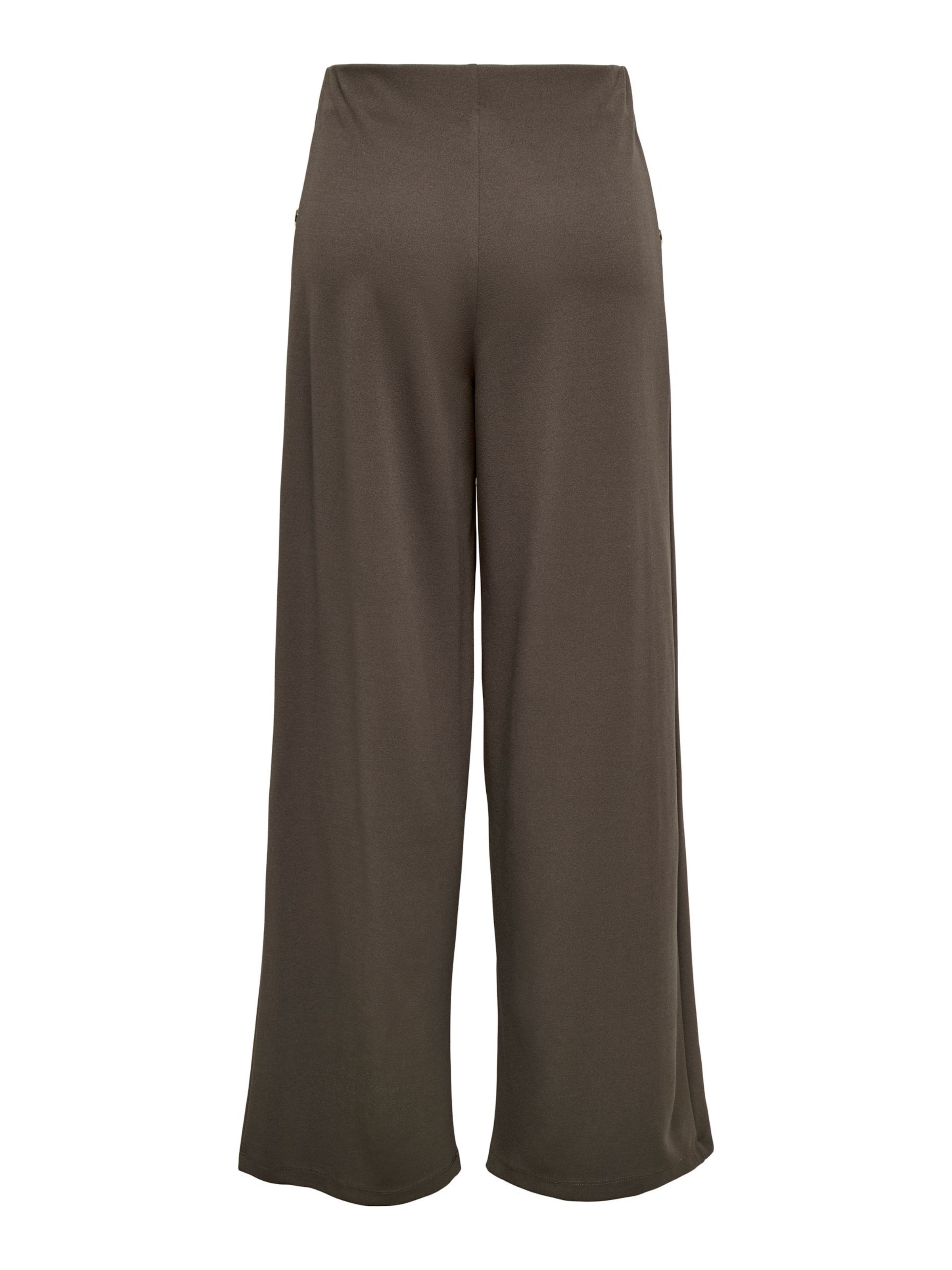 JDY Loose fit Trousers 'JDYGeggo' in Brown