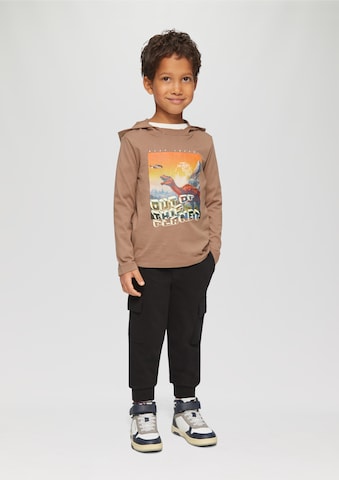 Effilé Pantalon s.Oliver en noir : devant
