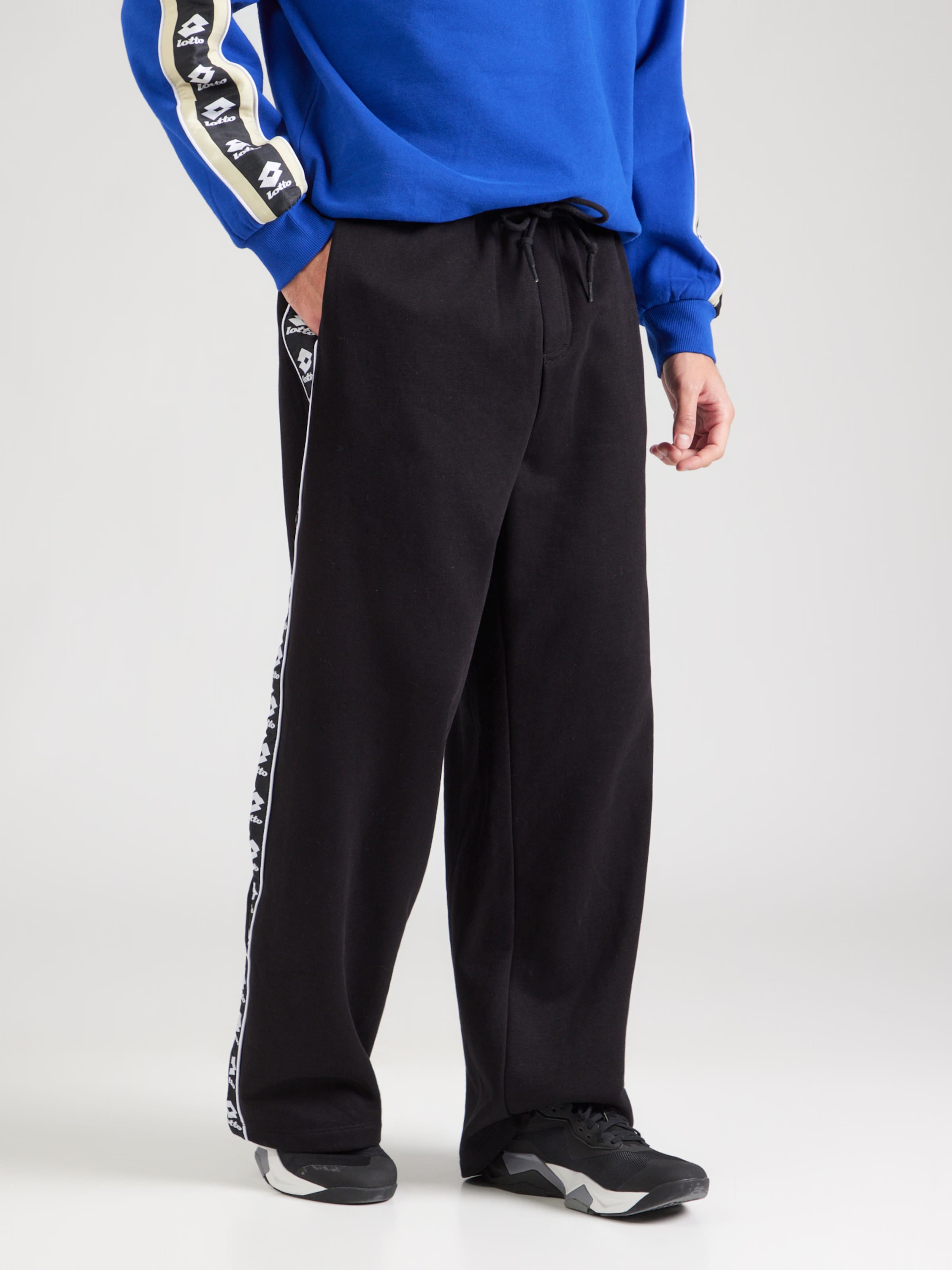 Joggingbroek voor heren, lange sportbroek, brede baggy broek, sweatbroek, katoen, elastische taille, sweatoff, joggingbroek, trainingsbroek, heren, winter, warme sportbroek, #A02-roze, M