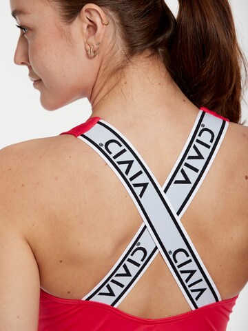 VIVID Kolmnurk Ujumistrikoo, värv punane