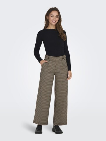 Wide Leg Pantalon à pince JDY en beige