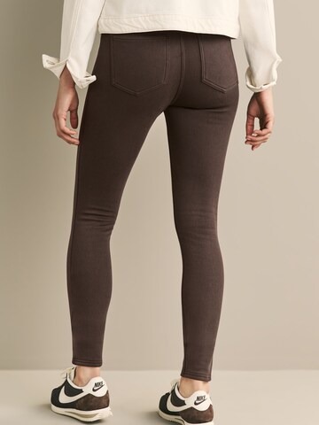Next Skinny Jeggings in Brown