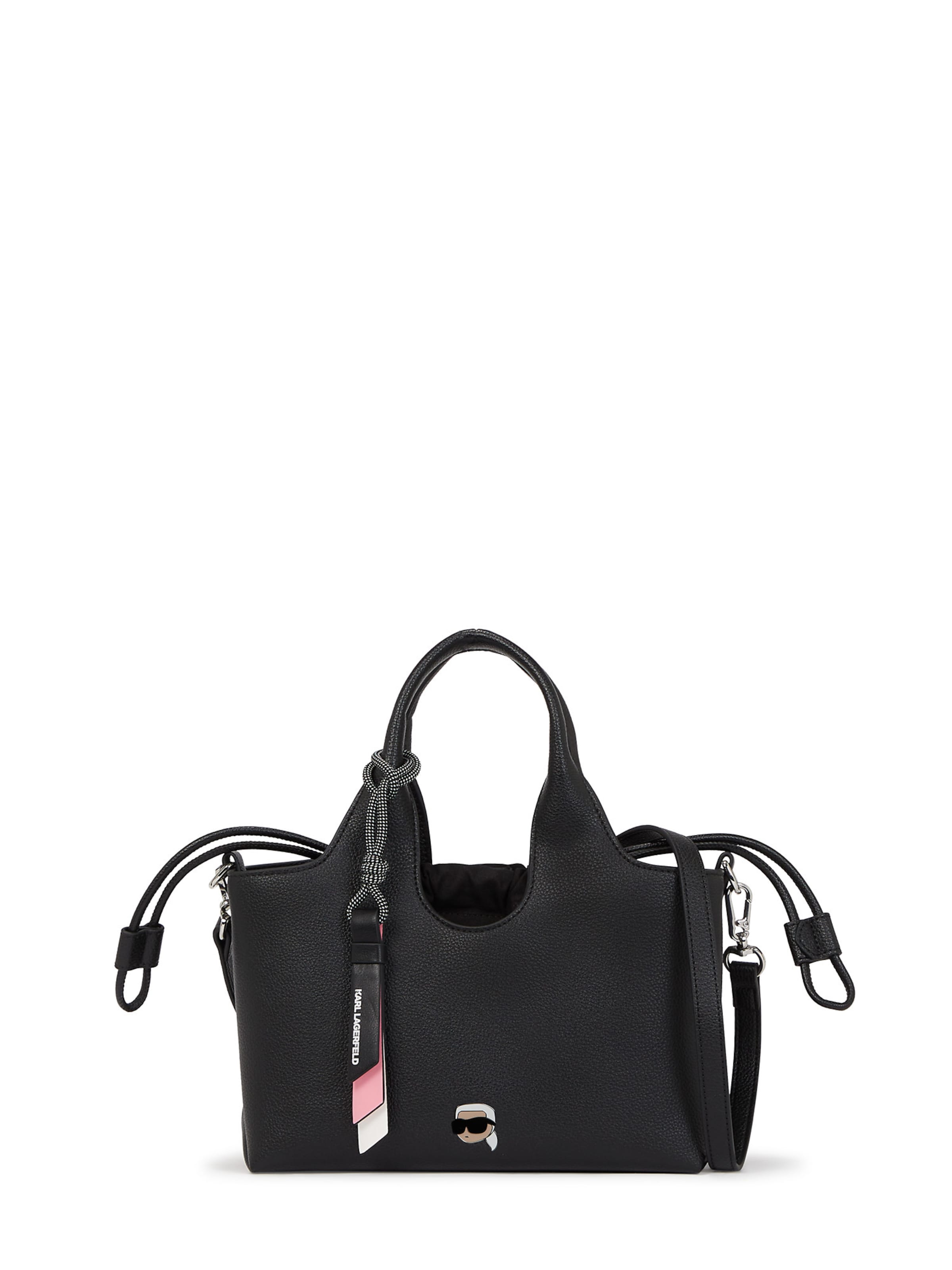 Karl Lagerfeld Handtasche in Schwarz: Vorderseite