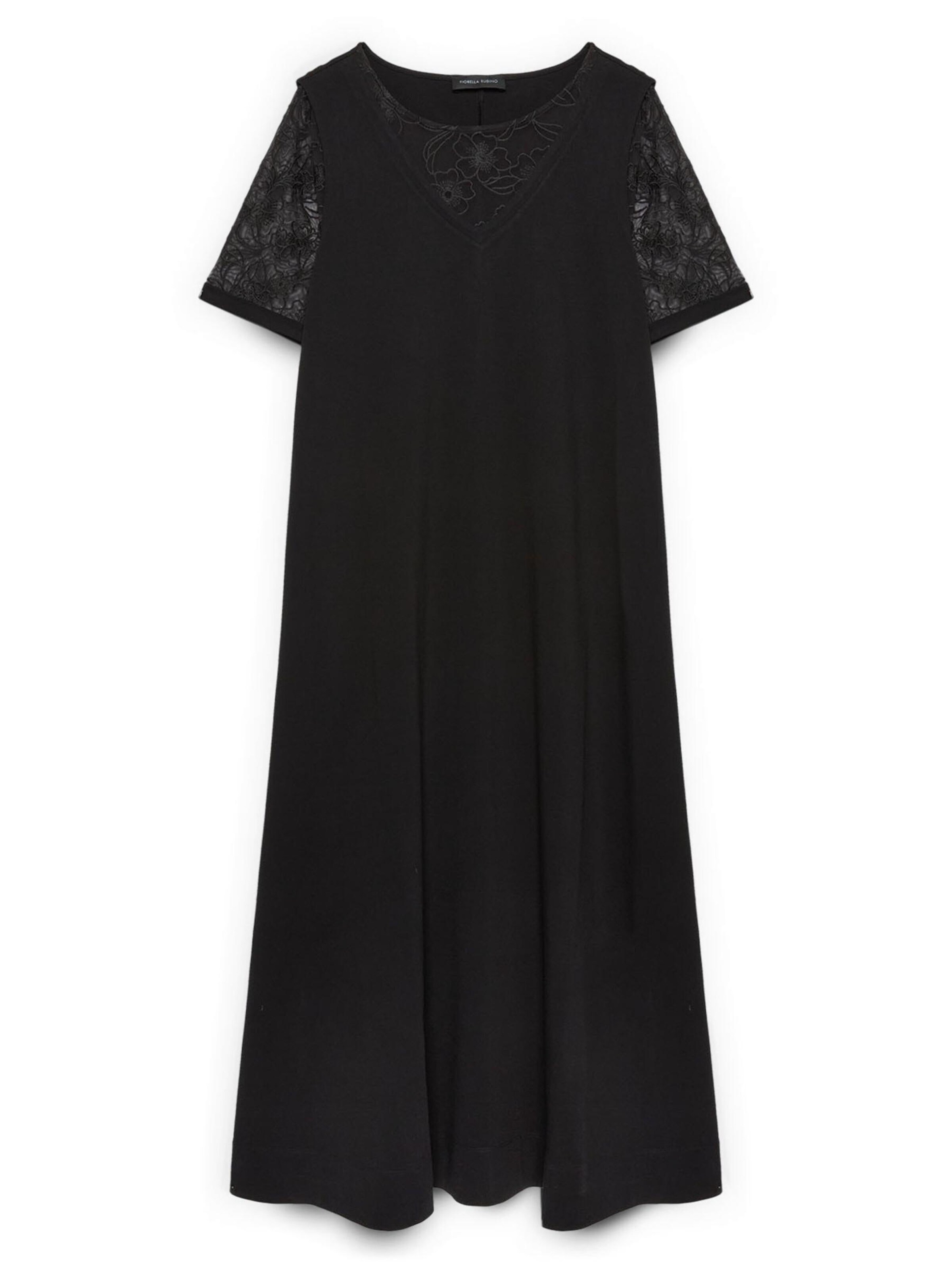 Fiorella Rubino - Vestido en negro: frente