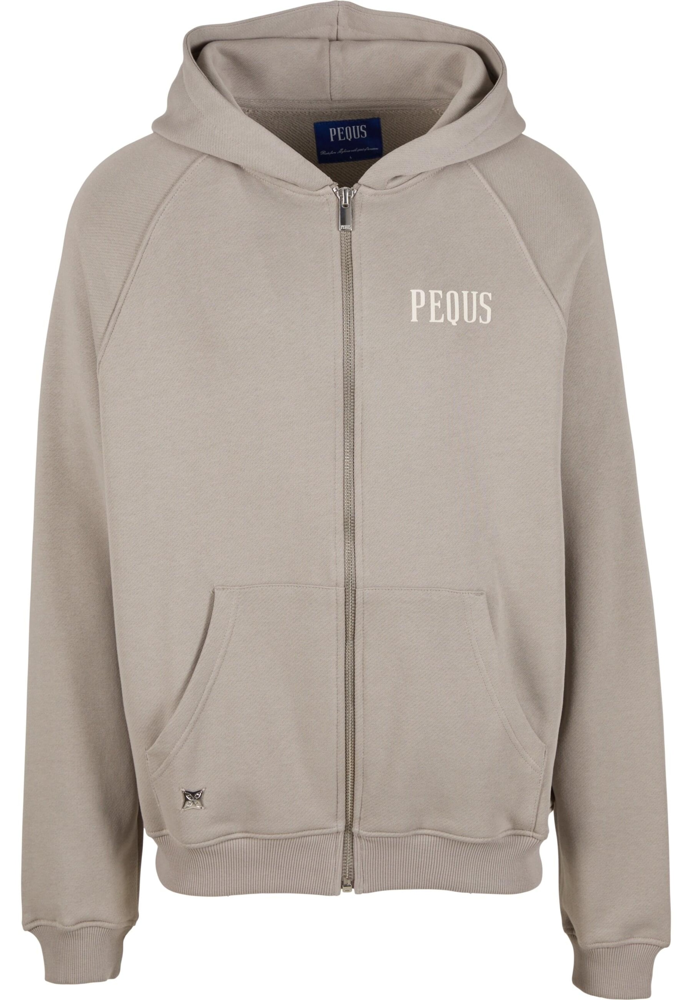 Pequs Sweat jacket 'Mykonos' in Beige: front