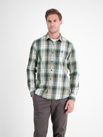 LERROS Regular fit Button Up Shirt in Green: front