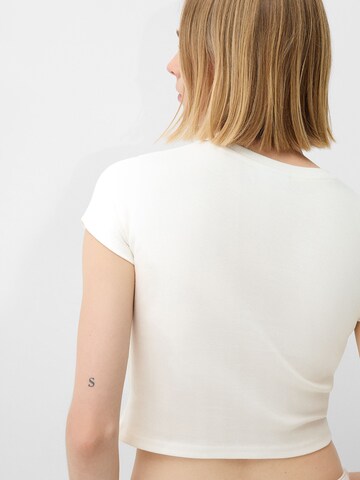 Bershka Shirt in Wit