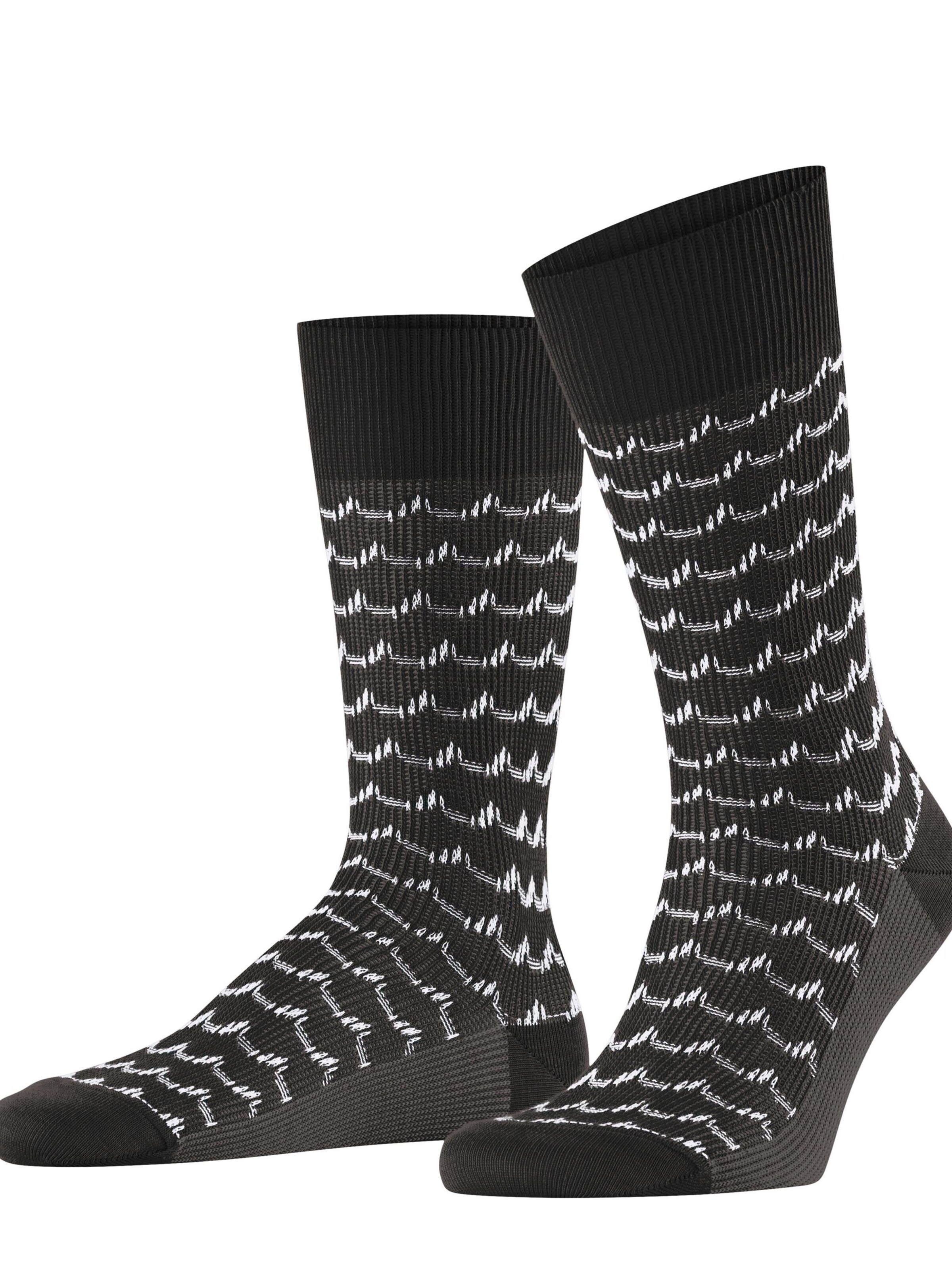 FALKE Socks 'Sea Rock' in Black: front