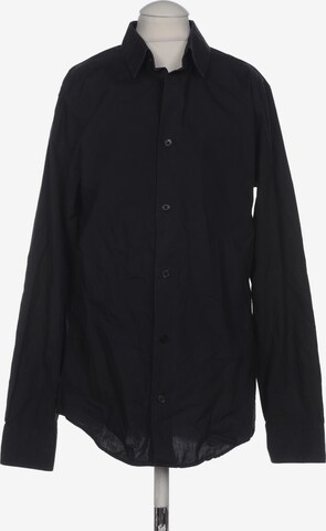 H&M Button Up Shirt in XS in Black: front