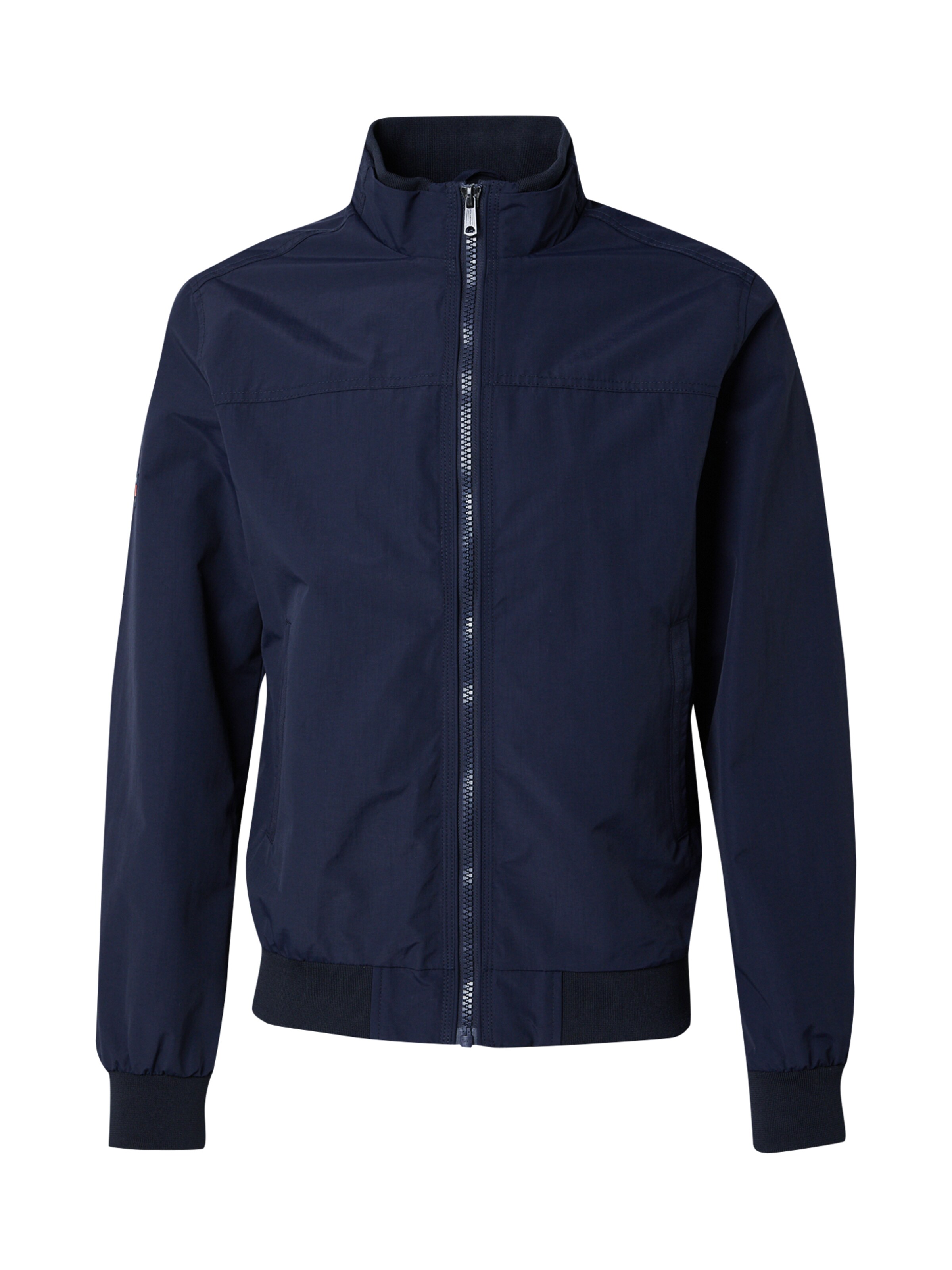 Geacă de primăvară-toamnă 'Harrington' de la Superdry pe albastru: față