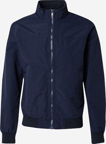 Veste mi-saison 'Harrington' Superdry en bleu : devant