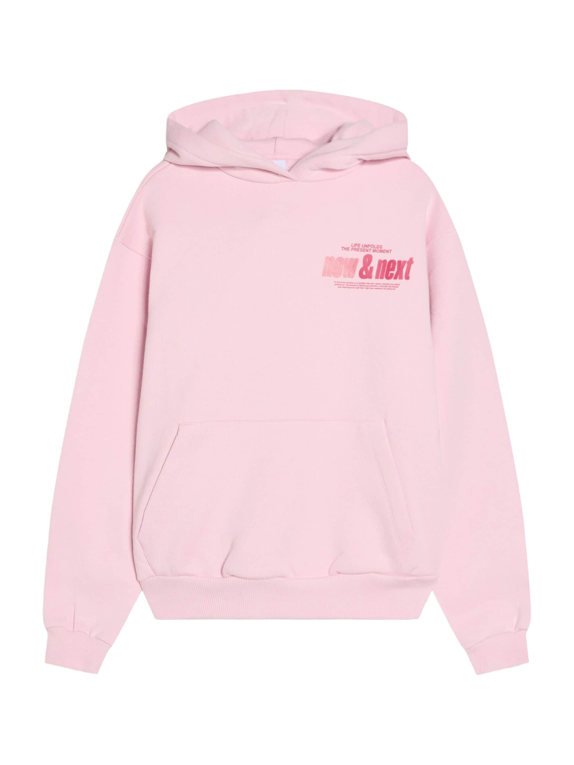 Bershka Sweatshirt i rosa: framsida