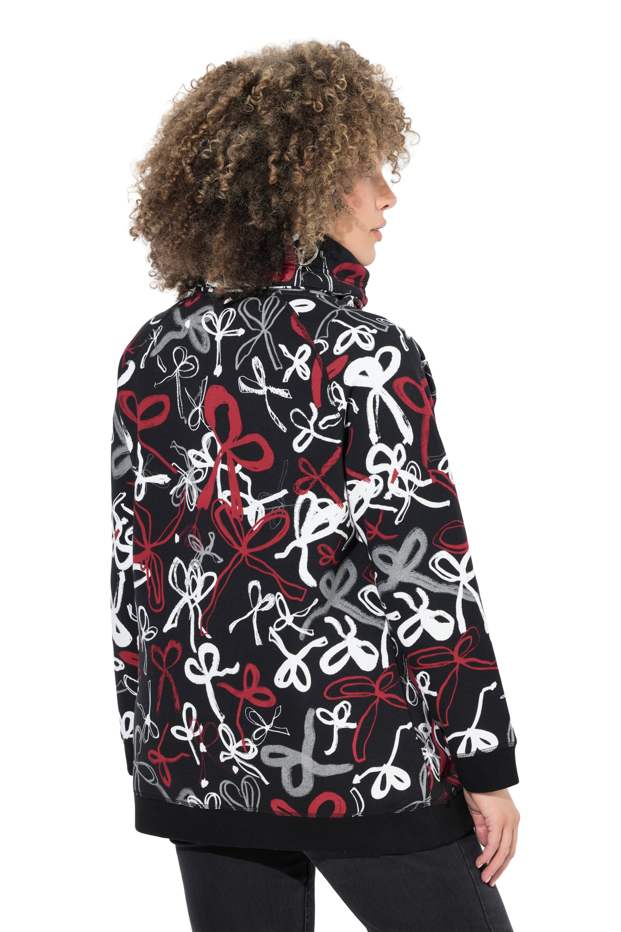 Ulla Popken Sweatshirt in Black