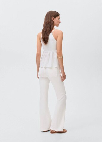 MANGO TEEN Flared Jeans in Weiß
