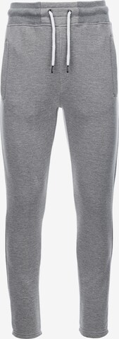 Ombre Tapered Broek 'P866' in Grijs: voorkant