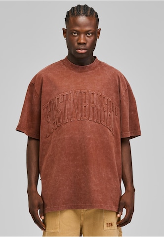 Fast & Bright Shirt 'Fast and Bright' in Brown: front
