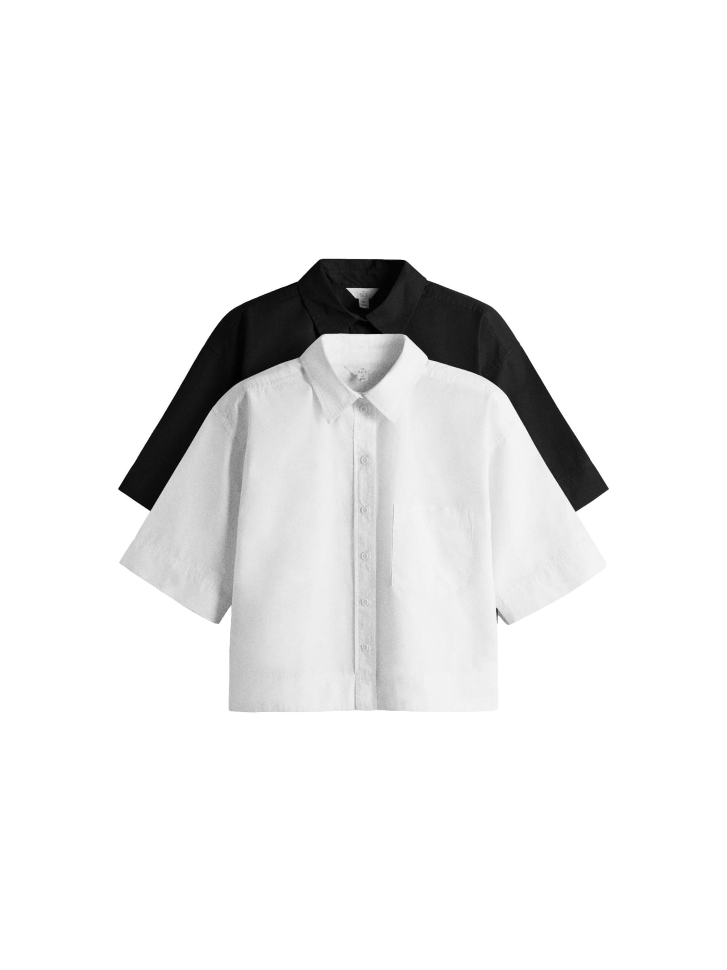 The Set Блузка в Черный: спереди