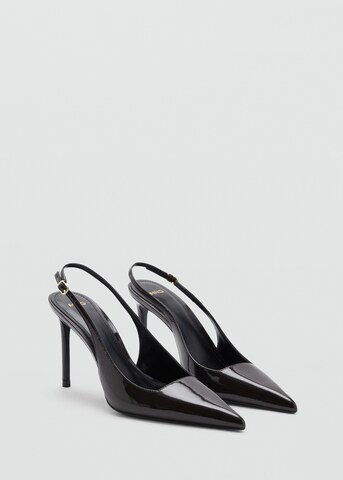 Décolleté sling 'LILI' di MANGO in grigio