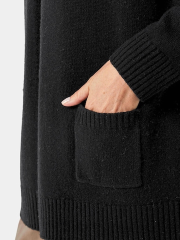 Goldner Gebreid vest in Zwart