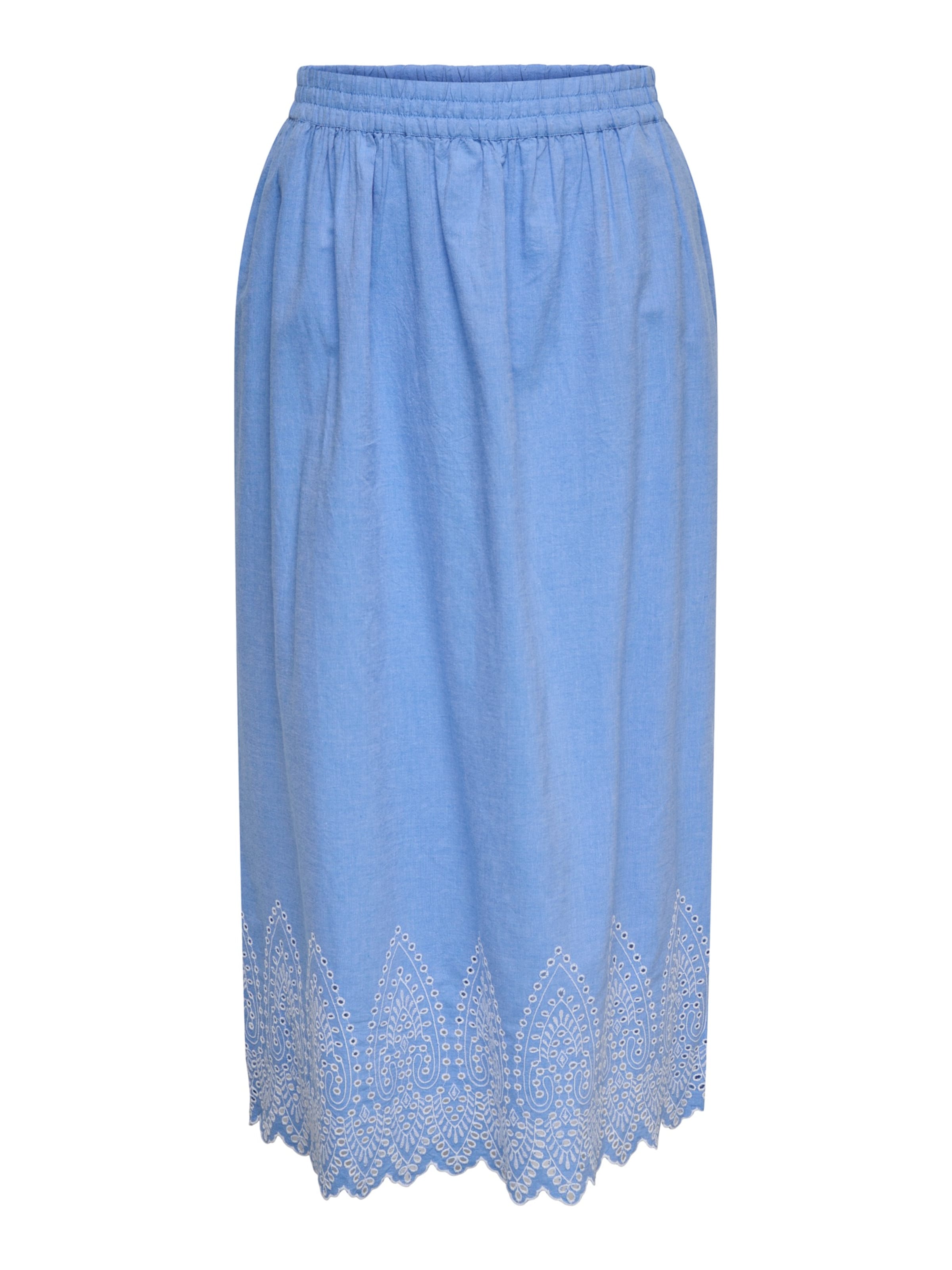 ONLY Carmakoma Spódnica 'CARTULUM' w kolorze niebieski: przód