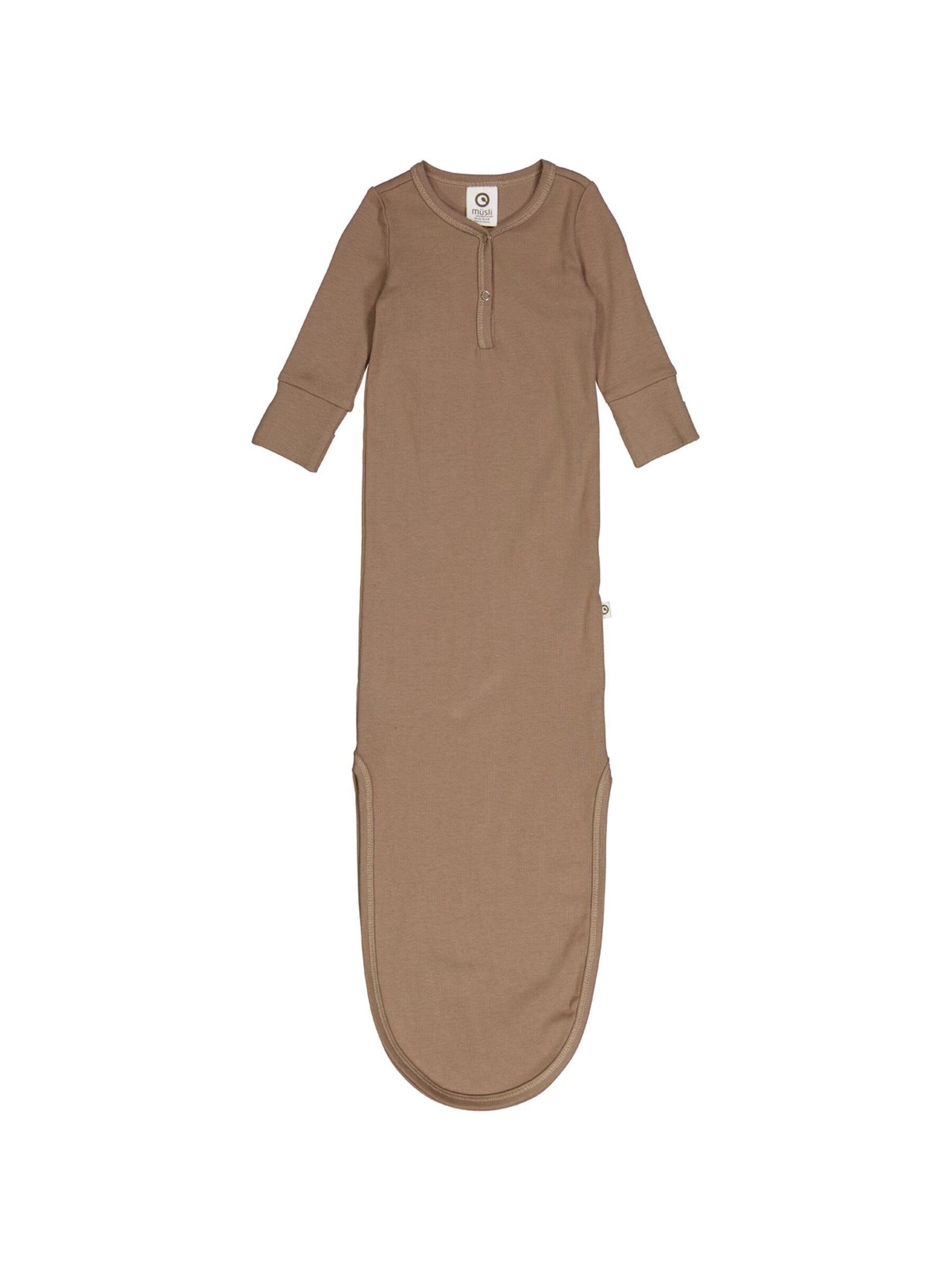 Sacco a pelo di Müsli by GREEN COTTON in marrone: frontale