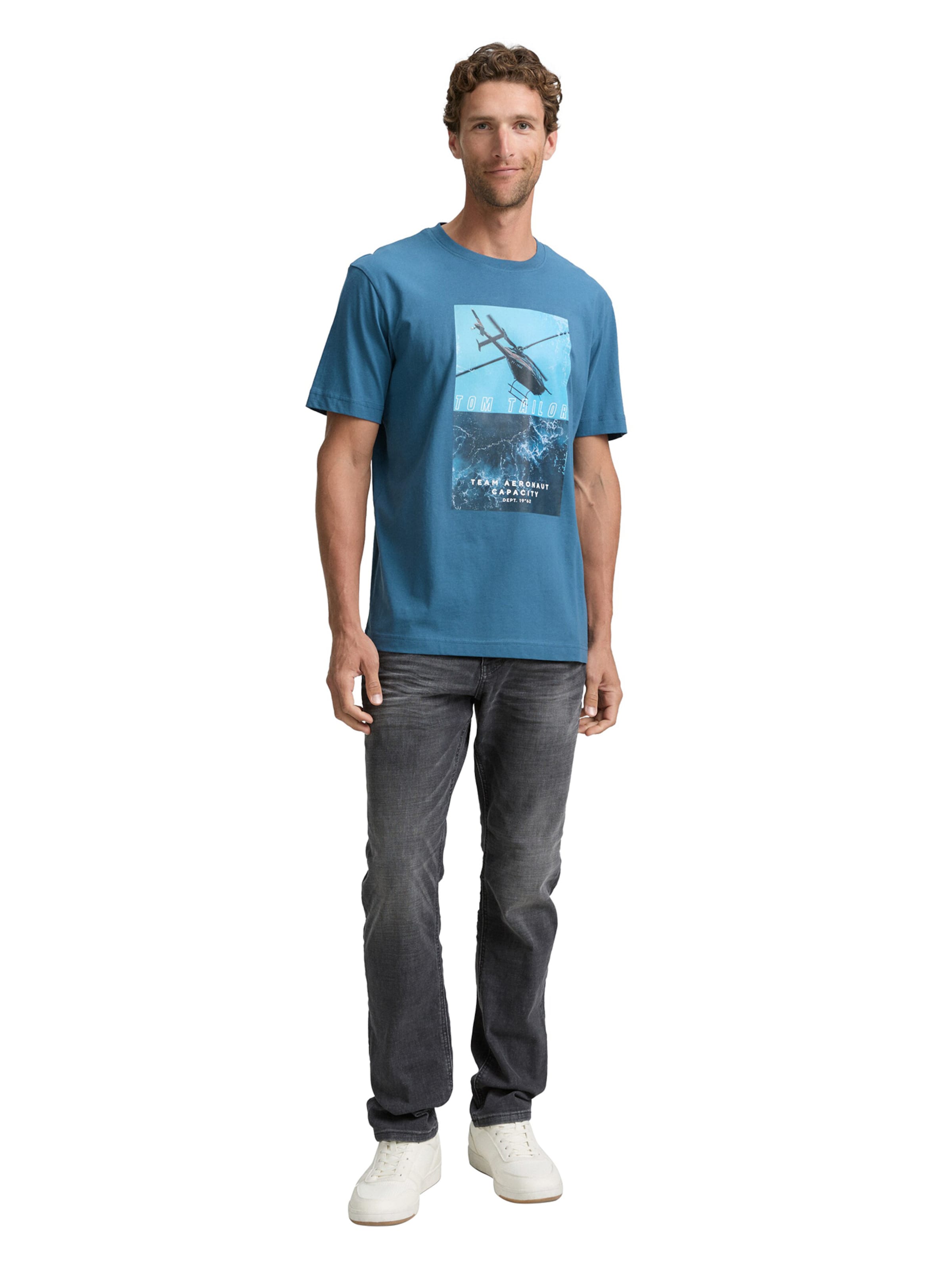T-Shirt TOM TAILOR en bleu