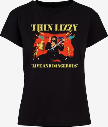 Maglietta 'Thin Lizzy - LAD Bootleg' di Merchcode in nero: frontale
