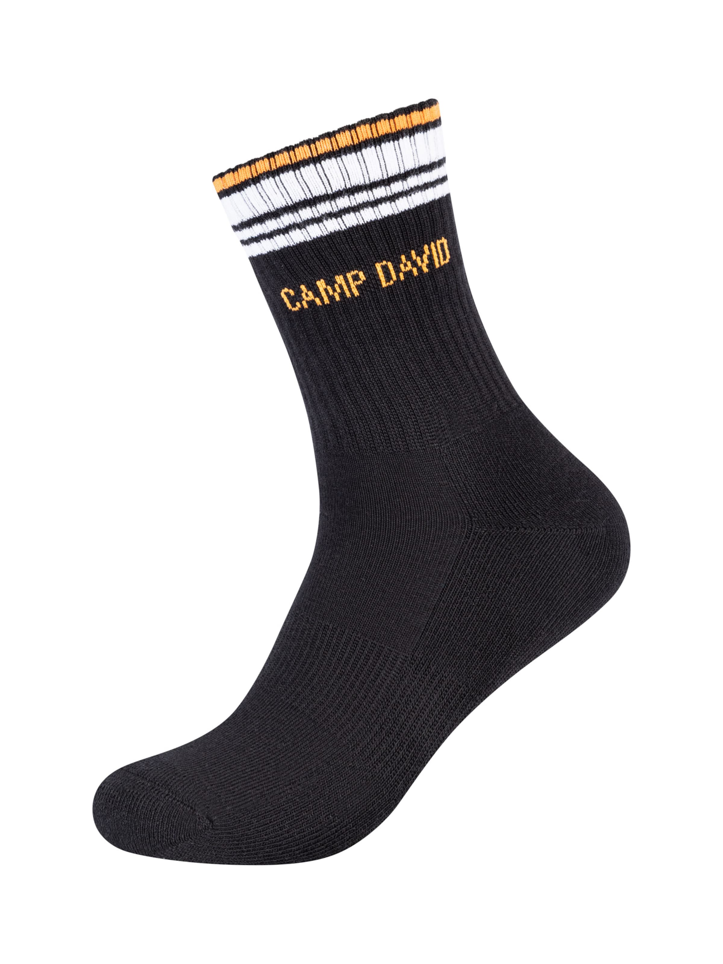 CAMP DAVID Sportsokken in Zwart