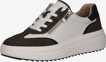 Baskets basses CAPRICE en blanc : devant