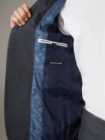STRELLSON Slimfit Anzug 'Alzer-Kynd' in Blau