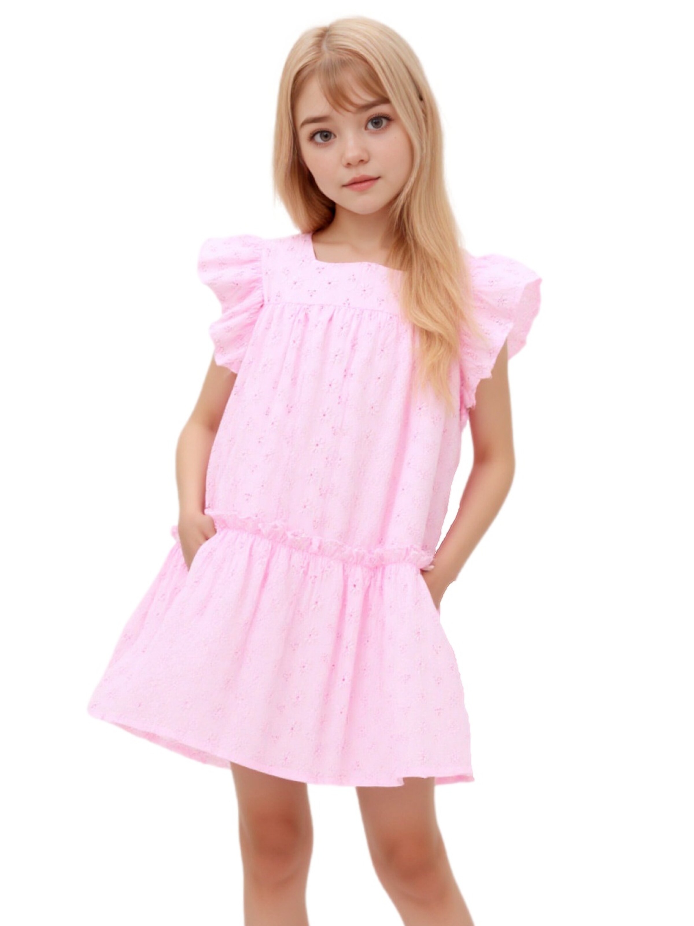 NAME IT Kleid 'Detines' in Pink: Vorderseite