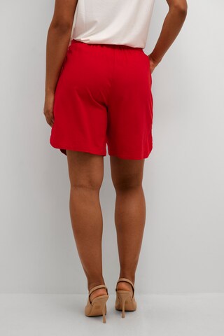 Loosefit Pantalon 'Venta' Cream en rouge