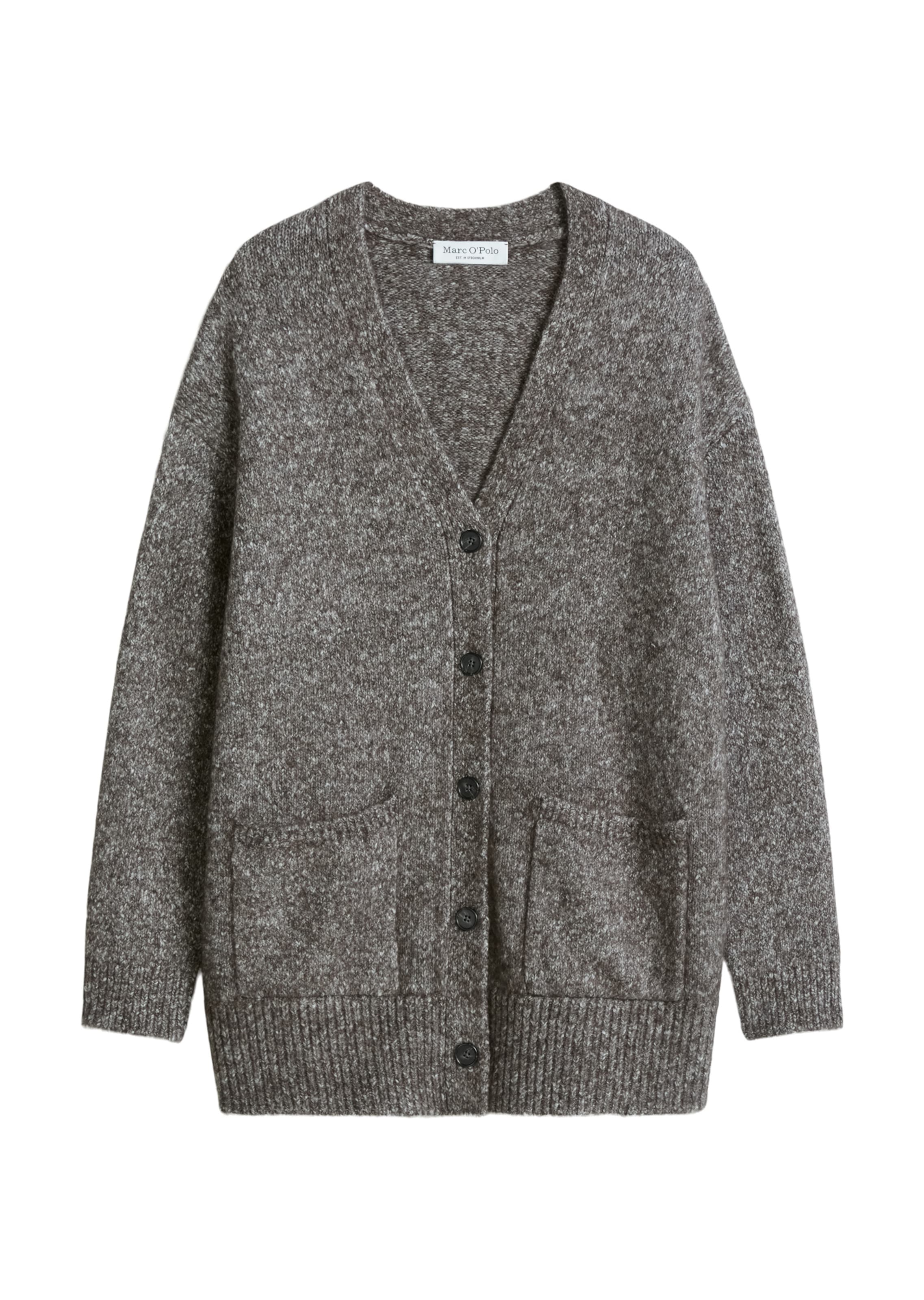 Marc O'Polo Strickjacke in Braun: Vorderseite
