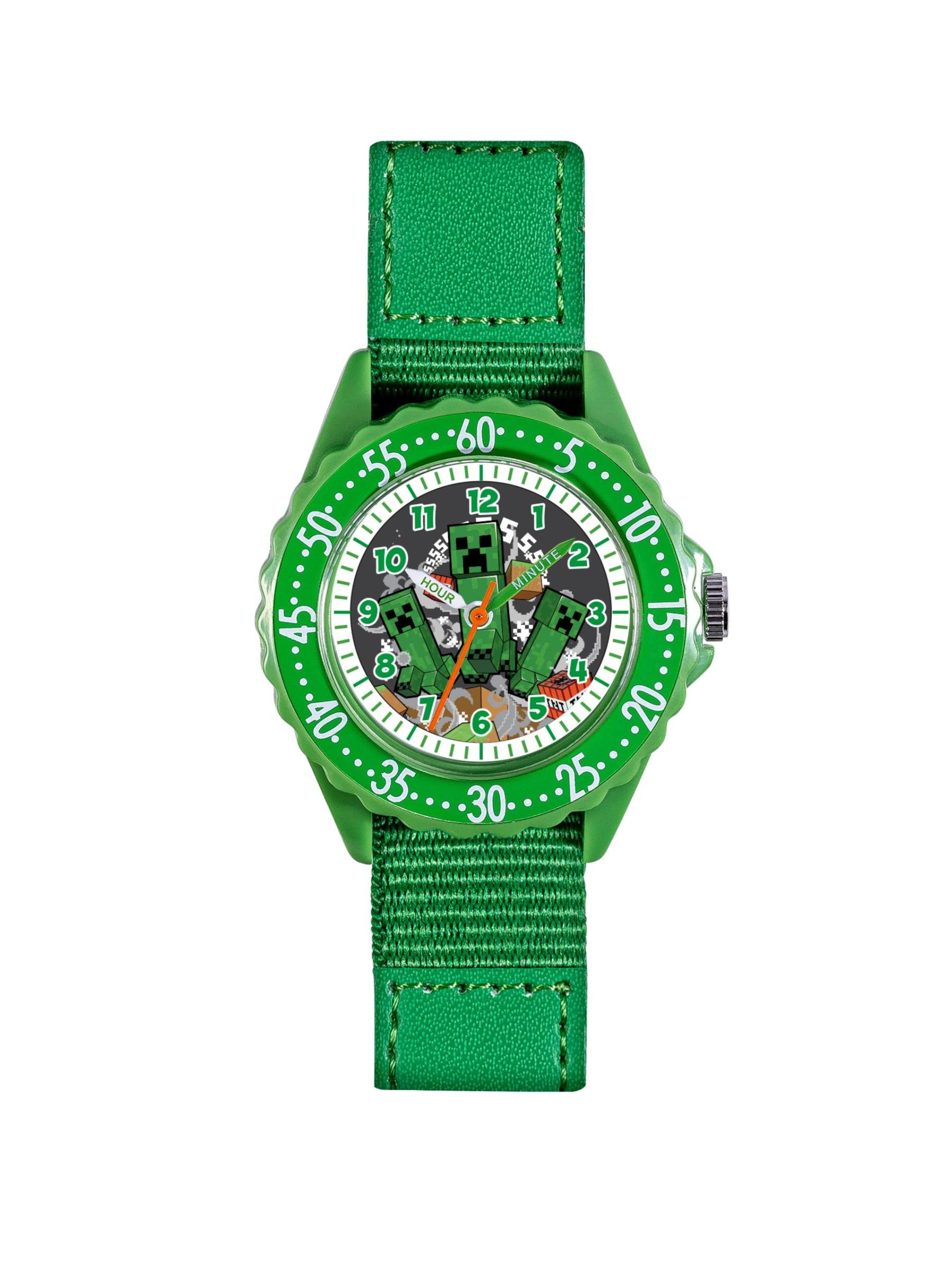 DISNEY Uhr 'Minecraft'‌‌‌‌‌‌‌‌‌ in Grün: Vorderseite