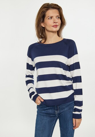 usha BLUE LABEL Свитер в Синий: спереди