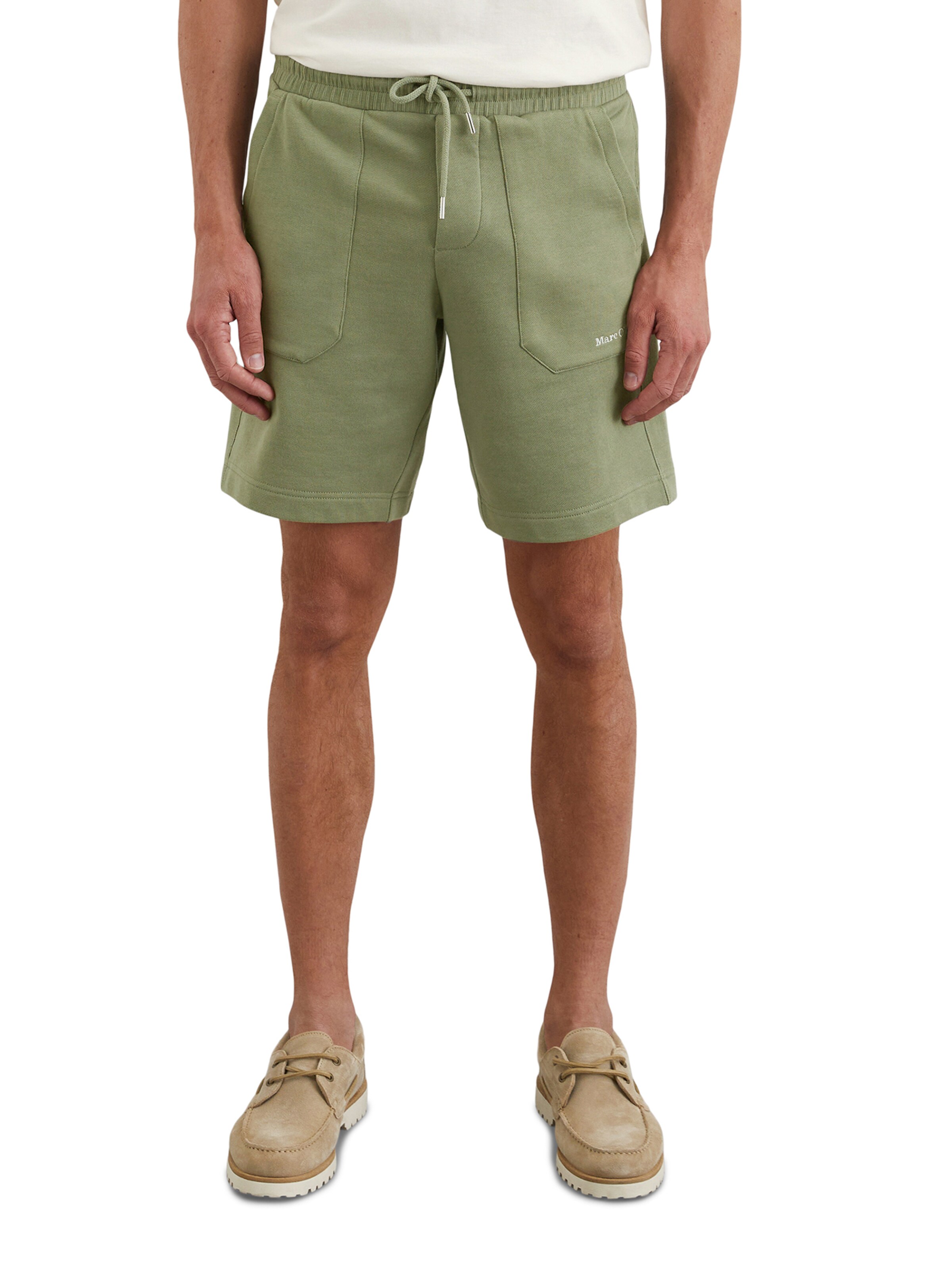 Marc O'Polo Normální Kalhoty – zelená: přední strana