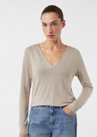 COMMA Футболка в Бежевый: спереди