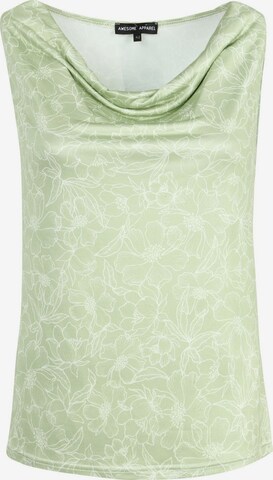 Awesome Apparel Top in Groen: voorkant