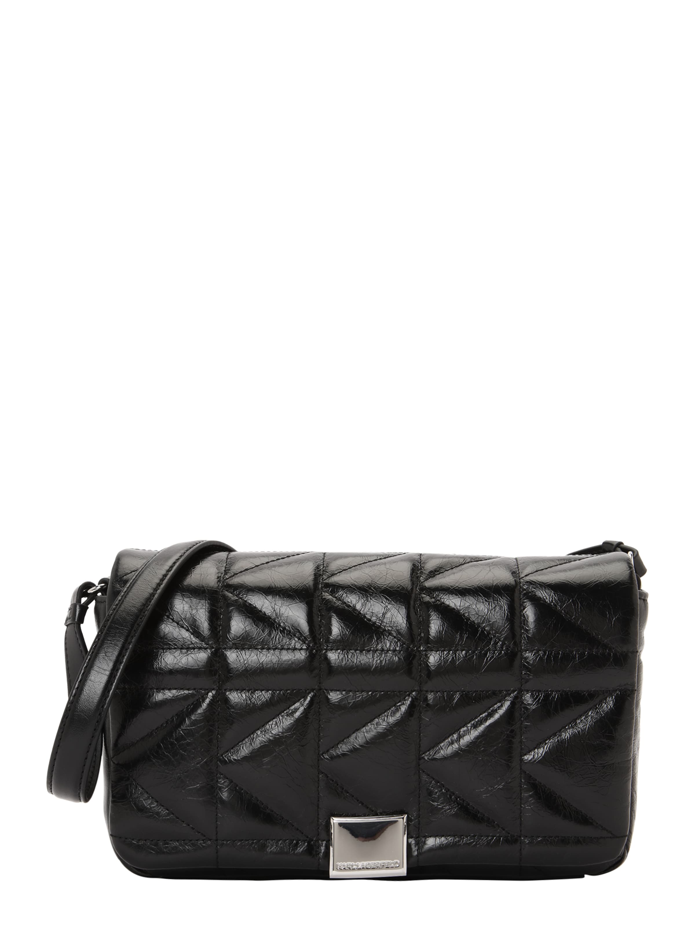 Karl Lagerfeld Torba na ramię w kolorze czarny: przód