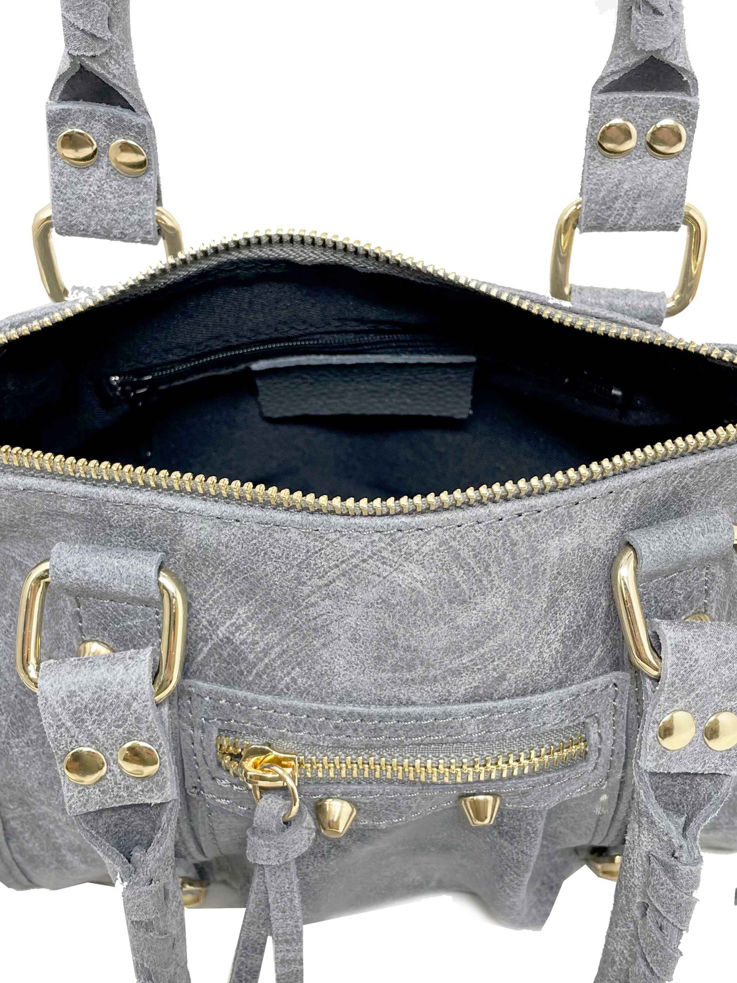 CHICCA BORSE Handtasche in Grau