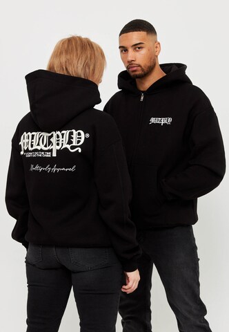 Multiply Apparel Zip-Up Hoodie in Black