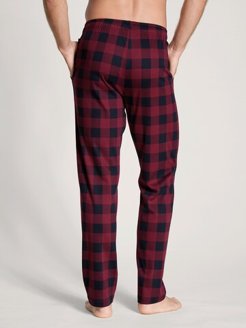 CALIDA Pajama Pants in Red