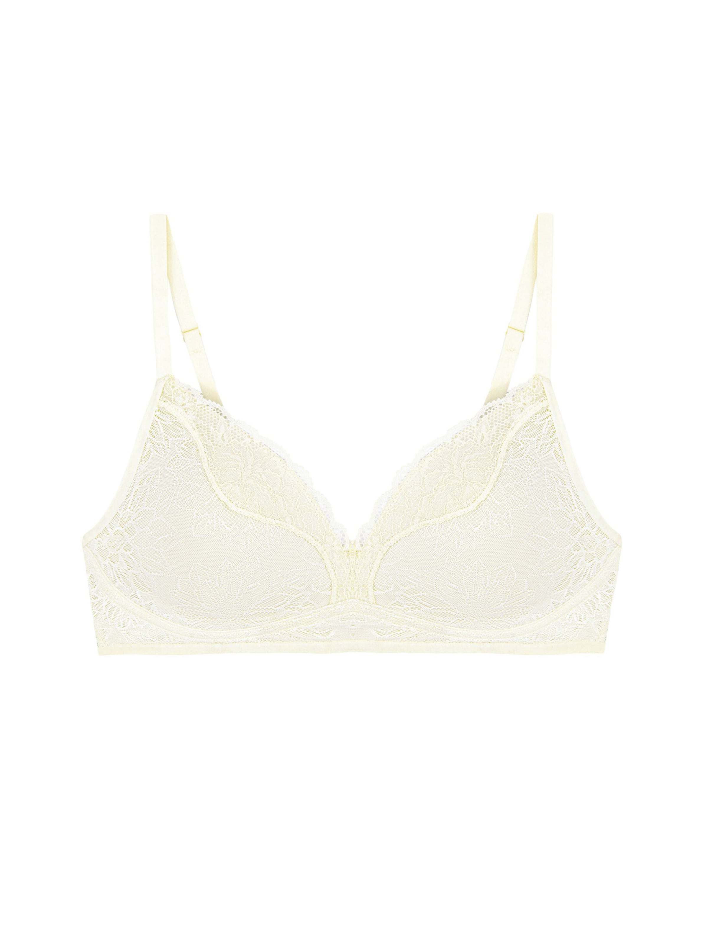 TRIUMPH Bralette Bra in Yellow: front
