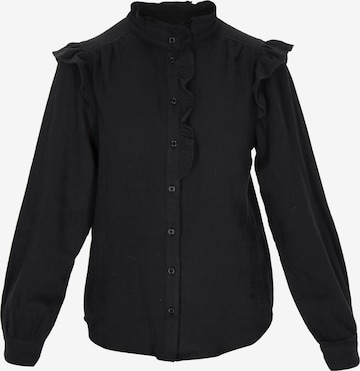 myMo ROCKS Bluse in Schwarz: Vorderseite