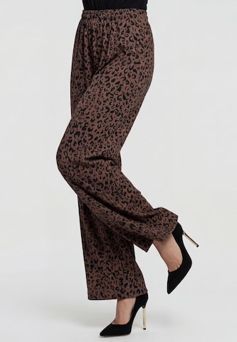 faina - Loosefit Pantalón en marrón