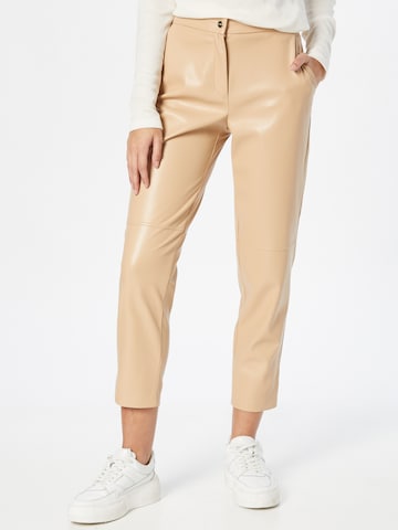COMMA Chino Pants in Brown: front